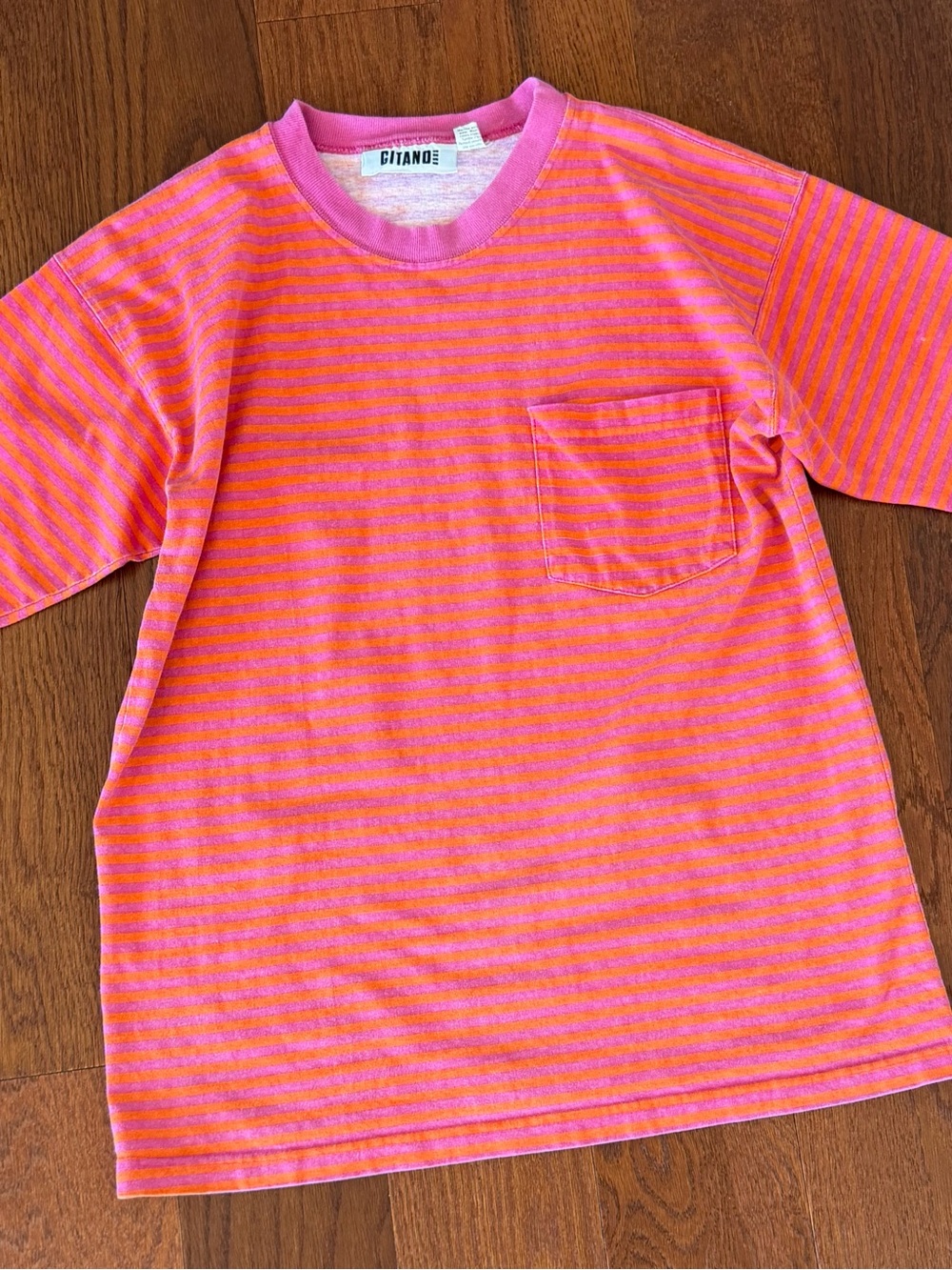 Vintage Gitano Striped Pocket Tee